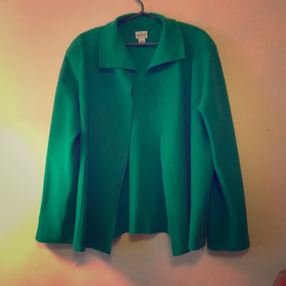 Chico’s 100% Boiled Wool Jacket XL